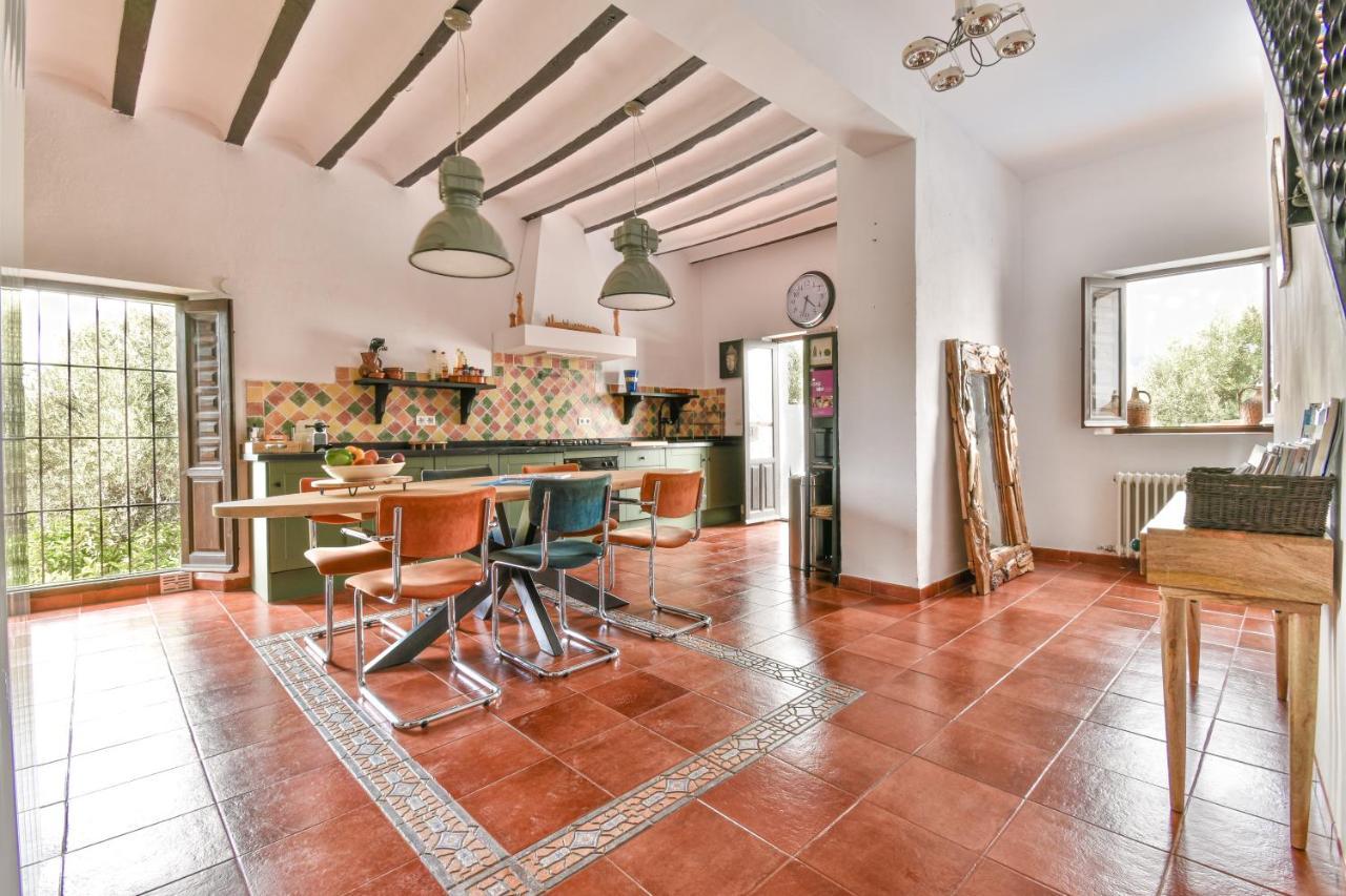 Casa Sol Y Aire - Vakantievilla In Dorp Met Prive Zwembad Pinos del Valle Exterior photo